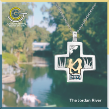 Load image into Gallery viewer, John baptizing Jesus - Silver and Gold