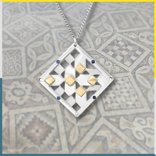 Load image into Gallery viewer, Rhombus with Golden squares