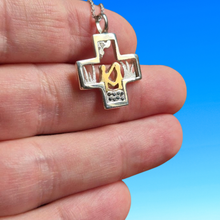 Load image into Gallery viewer, John baptizing Jesus - Silver and Gold