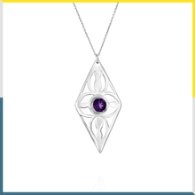 Load image into Gallery viewer, Rhombus with Amethyst